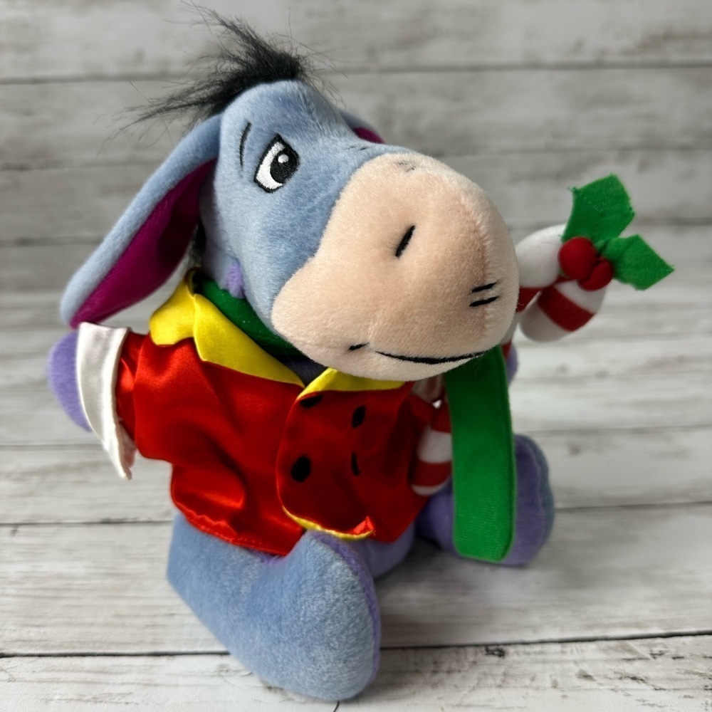 Vintage 2002 Disney Eeyore Holiday Musical Dancer Christmas Winnie The Pooh